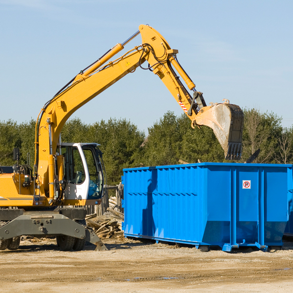 are there any restrictions on where a residential dumpster can be placed in Libby Montana